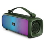 boAt Stone 580 Bluetooth Speaker with 12W RMS Stereo Sound, LED Lights, Up to 8 HRS Playtime, TWS Feature, FM Radio, Multi-Compatibility Mode, IPX4(Pine Green) - Image 2