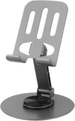 coku Mobile Stand for Home, 360° Rotation Angle Adjustable Phone Stand for Study, Desk, Table, Streaming, Foldable & Portable Desktop Stand for 4 to 10 inch Smartphones - Image 2