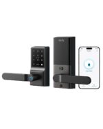 eufy Security Smart Lock C33, Keypad Door Lock with Handle, Fingerprint Door Knob, Keyless Entry Door Lock for Front Door and Bedrooms, Electronic Deadbolt, Wi-Fi, App Control, IP53 Waterproof, Black - Image 2