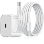 iPhone 20W PD Fast Charger Adapter with 1 Meter Type C to C Data Syn. Cable Compatible with iPhone 16/16 Plus/16 Pro/16 Pro Max, 15/15 Plus/15 Pro/15 Pro Max, Laptop & Other C Type Devices - Image 2