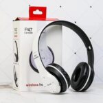 icall P47 Best Wireless Portable Gaming Headphone Microphone Stereo Card Support Bluetooth Headset(White) - Image 2