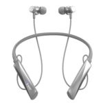 inear DJ-M8 Bluetooth Neckband with 60H Playtime, Voice Changer, Magnetic On Off, Type-C Charging, Dual Pairing, ANC, Mic, HD Sound, IPX, for Gaming Running Gym Sports (Grey) - Image 2