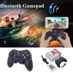 meesa V8 Wireless BT4.0 Bluetooth Wireless Gaming Controller, Joystick Gamepad Computer Game Controller for PC Windows 7/8/10/Switch/TV Box/Laptop/Smart Phones(ANDROID/IOS)(Black) - Image 2