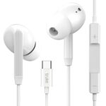 truke Bass 1 in-Ear Wired Earphones with Type-C Connector, 13mm Titanium Drivers, Deep High Bass, in-Line Music & Call Controls, Built-in Mic for Crystal Clear Calls, 1.2m Tangle-Free Cable (White) - Image 2