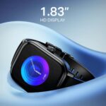 boAt Wave Astra Neo Smartwatch Bluetooth Calling, 1.83” HD Display, Health & Wellness Suite, IP68 Resistance, Functional Crown (Active Black) - Image 4